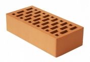 кирпич облицовочный одинарный, м-150,120x250x65, персик