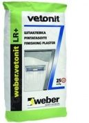 weber vetonit lr+ (финляндия) шпаклевка финишная (25кг)
