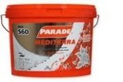 parade s140 декоративная штукатурка, крупное зерно, цвет белый 15кг.