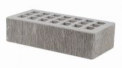 кирпич облицовочный одинарный, м-175,120x250x65, серый бархат
